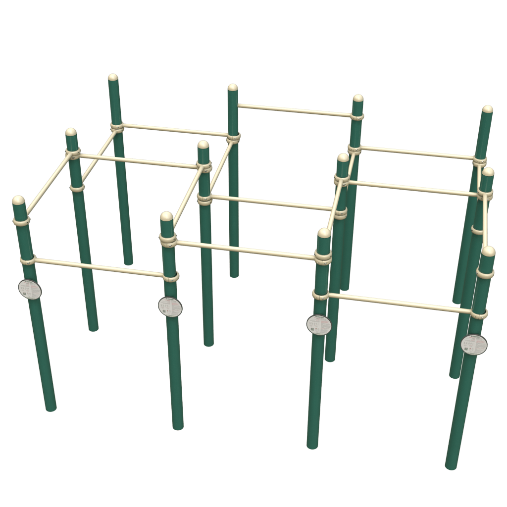 3D Rendering of the Multi Level Fitness Rack