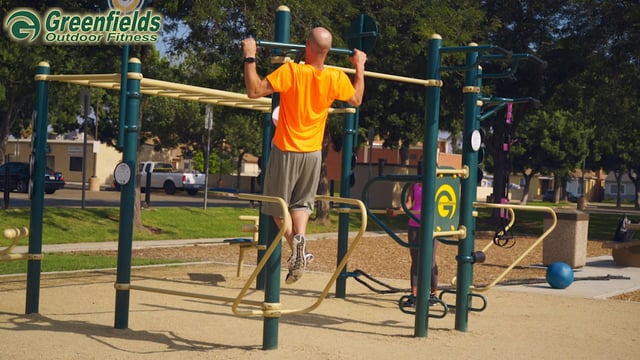 Intro screen for the demo video of the Lat Pull-Up Bar