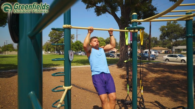 Intro screen for the demo video of the Pull-Up Bar
