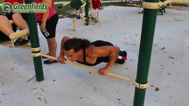 Intro screen for the demo video of the Assisted Push-Ups