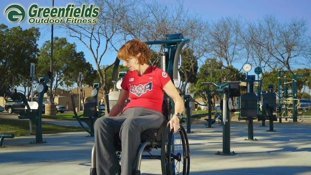 Intro Screen for the demo video of the Accessible Vertical Press (Adjustable Resistance)