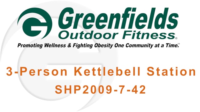 Intro screen for the demo video of the 3-Person Kettlebell Station