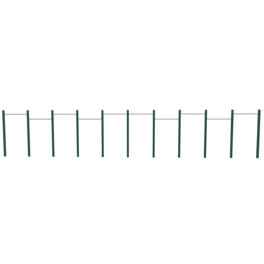 3D Rendering of 10-Person Pull-up Station