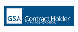 GSA Contract Holder Logo, Contract # GS-03F-086GA