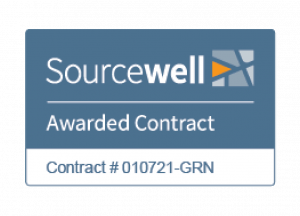 Cooperative Purchasing Sourcewell Logo, Contract #010721-GRN