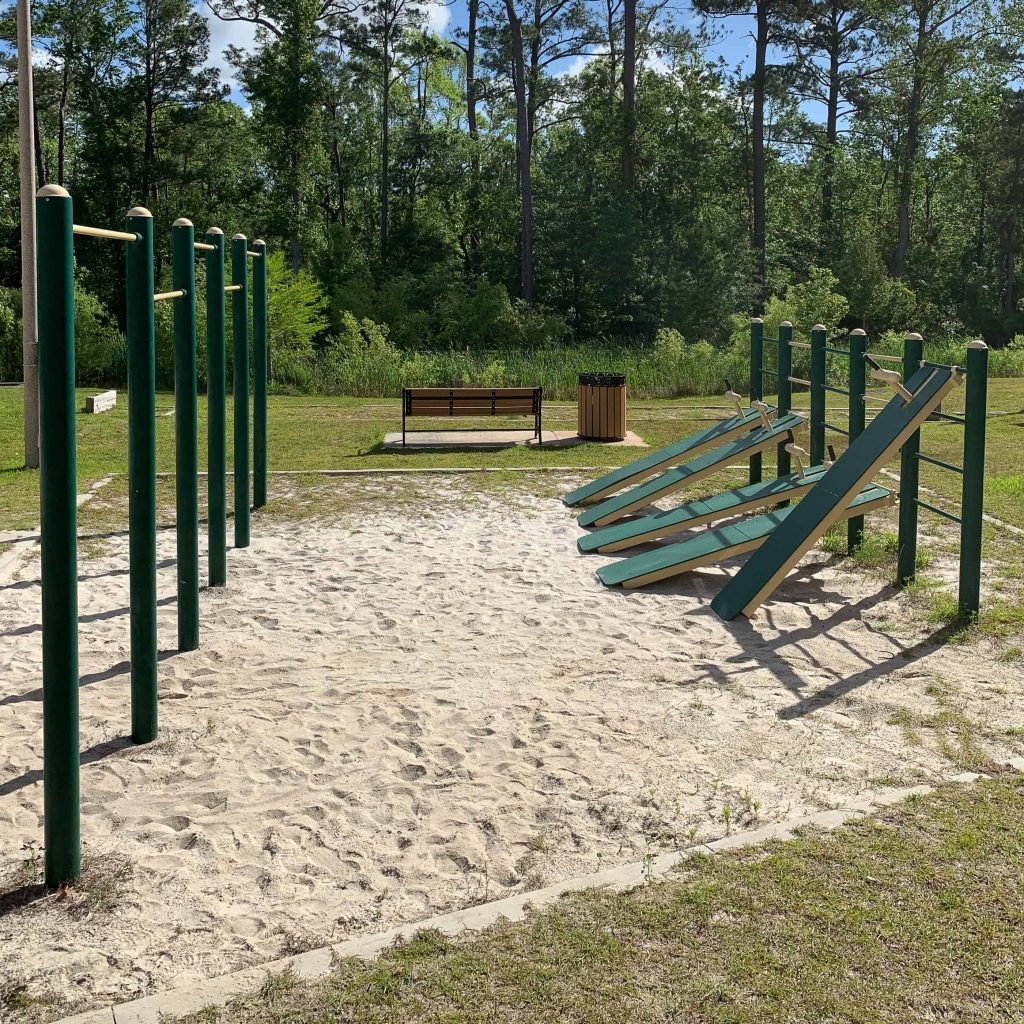 Fitness Equipment on Military Base