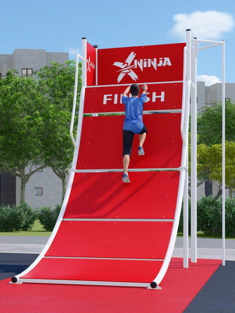 Finish Wall X-Treme Ninja Course 3