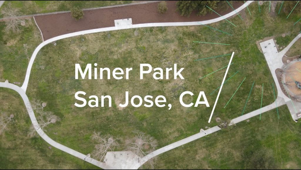 Intro Screen for a video highlighting Miner Park in San Jose, CA