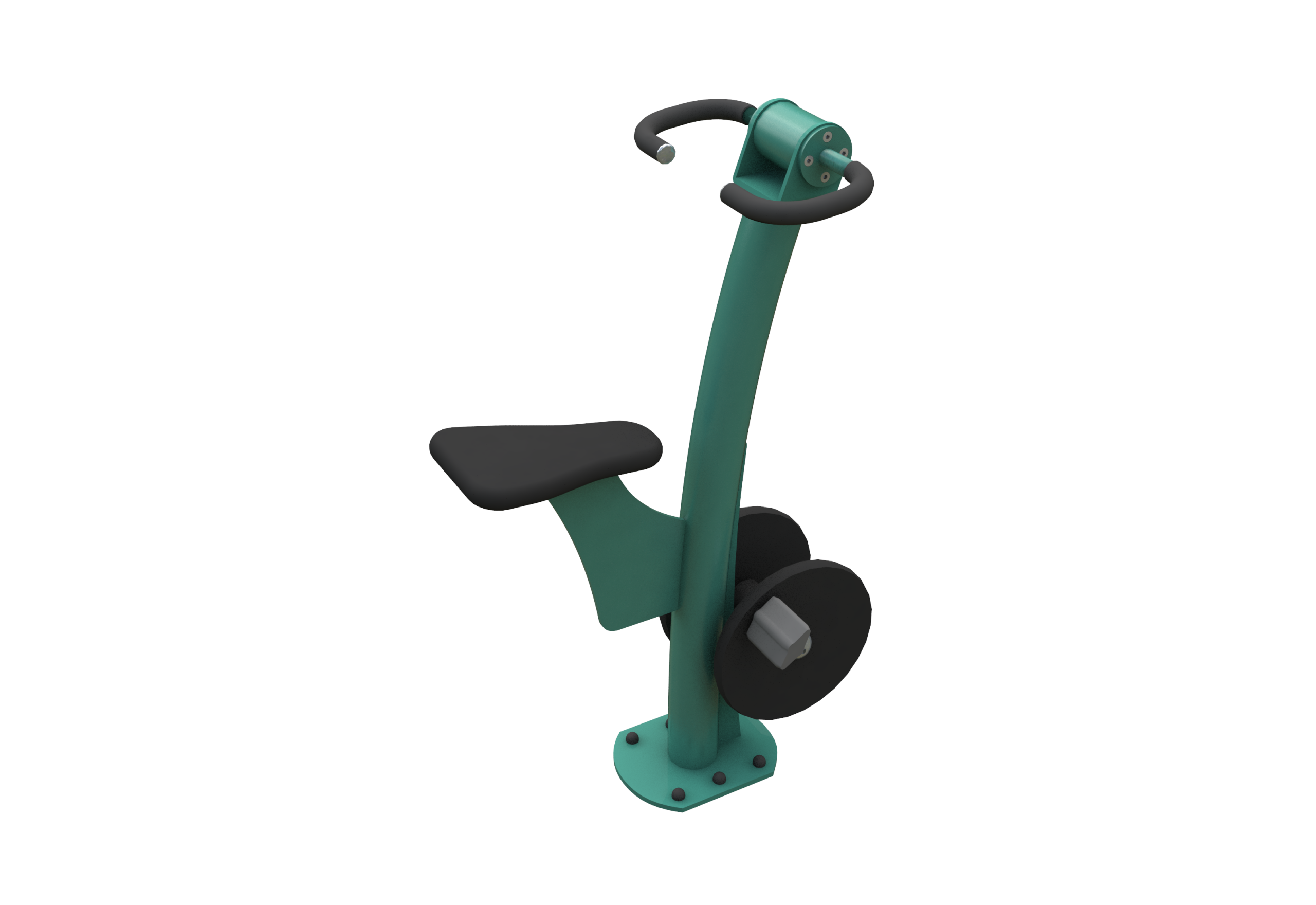 Upright Bike Render