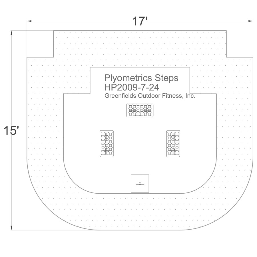 Plyometric Steps Top View
