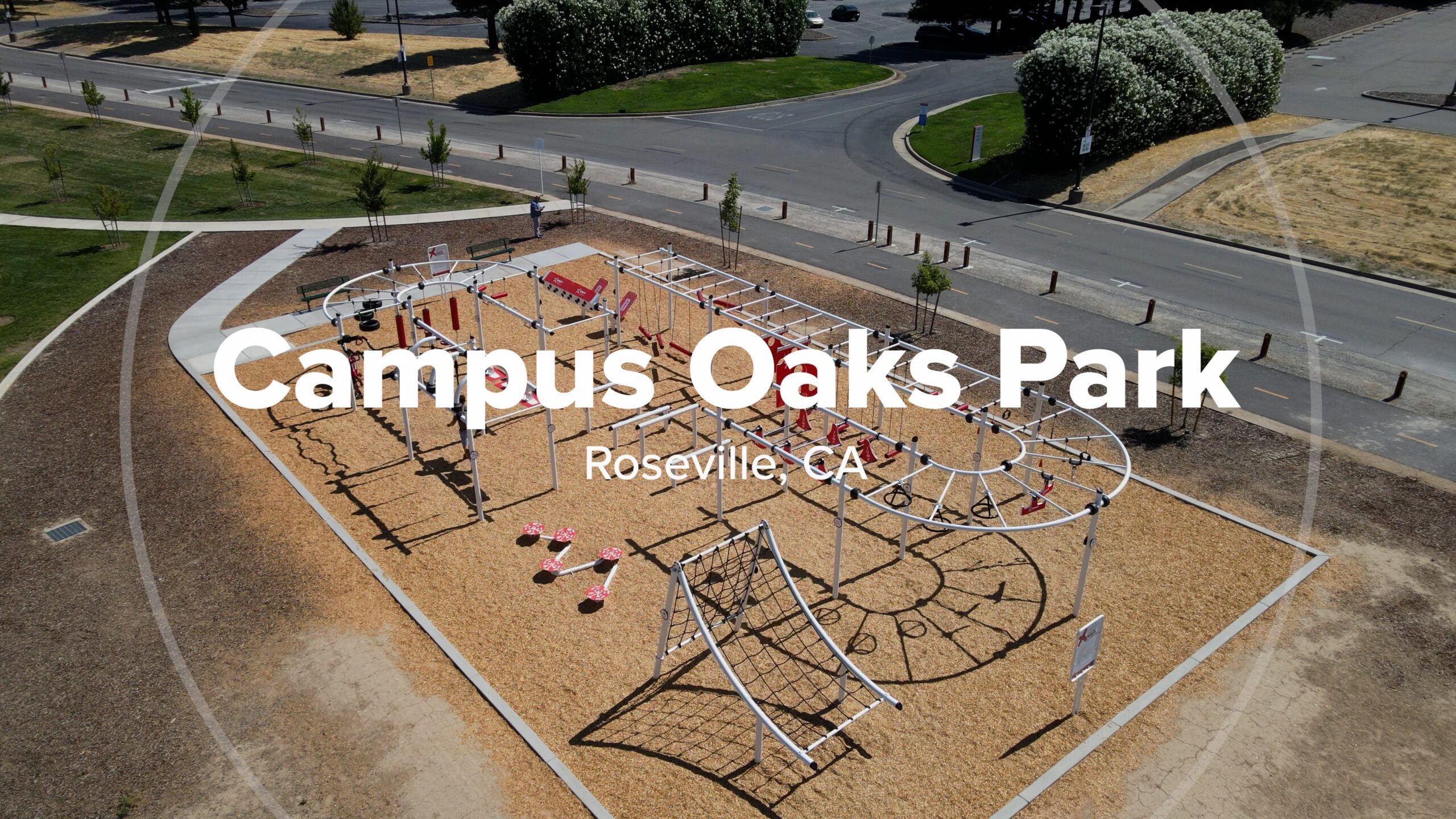 Campus Oaks Park In Roseville Ca | Outdoor Fitness Equipment