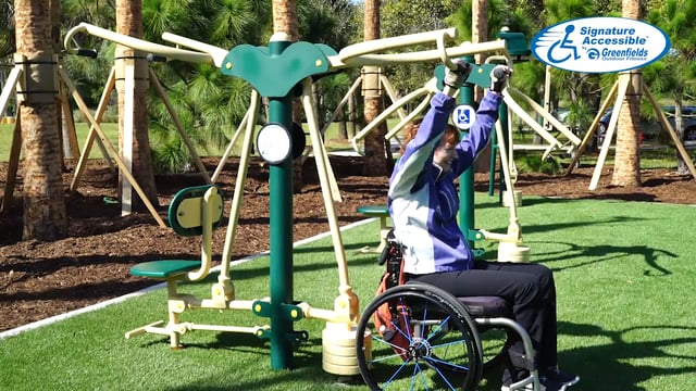 Intro screen for the demo video of the Accessible Lat Pul\l