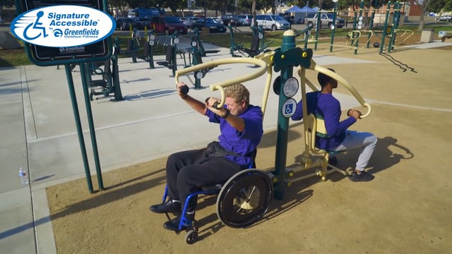 Intro screen for the demo video of the Accessible Vertical Press
