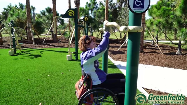 Intro screen for the demo video of the Wheelchair Level Hand Cycle