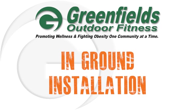 Intro screen for a demo video of In Ground Installation