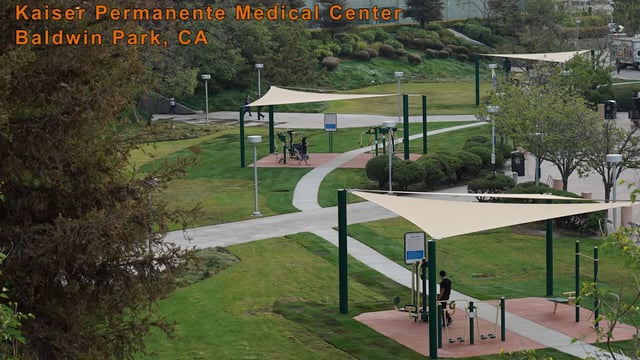 Intro screen for a video highlighting Kaiser Permanente Medical Center in Baldwin Park, CA