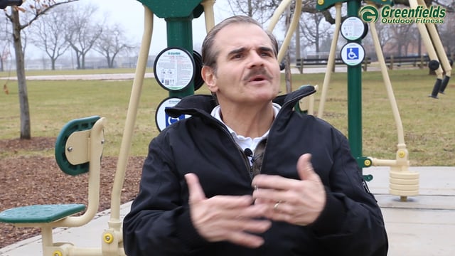 Intro screen for a video highlighting an interview with Larry Labiak