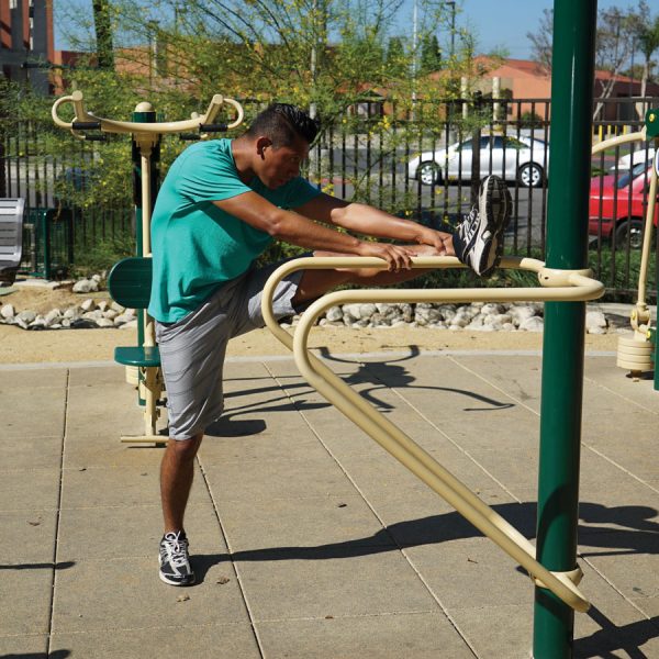 Outdoor fitness equipment at Garfield Exercise Park - City of