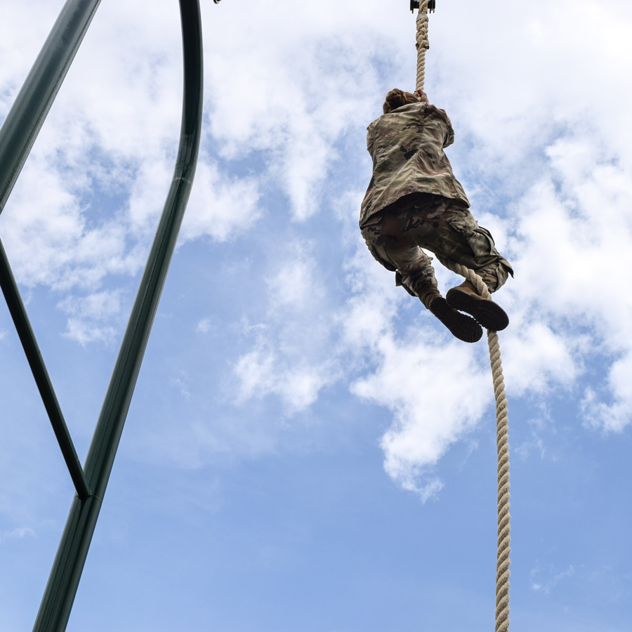 Military 4-Person 20' Rope Climb - Greenfields Outdoor Fitness