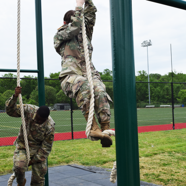 Military 2-Person 20' Rope Climb - Greenfields Outdoor Fitness